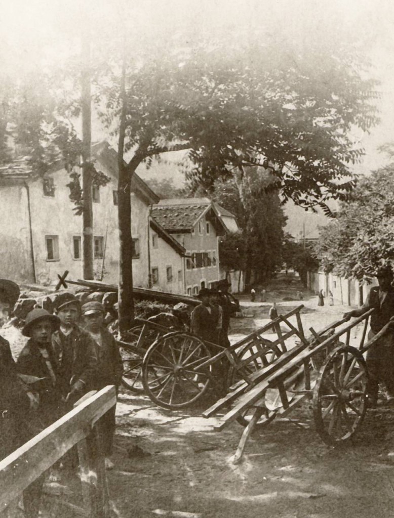 Blickrichtung Wopfnerstraße 1900